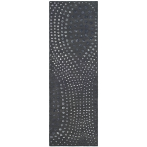 Safavieh Soho Dark Grey Contemporary Rug - Runner 2'6&quot x 16'