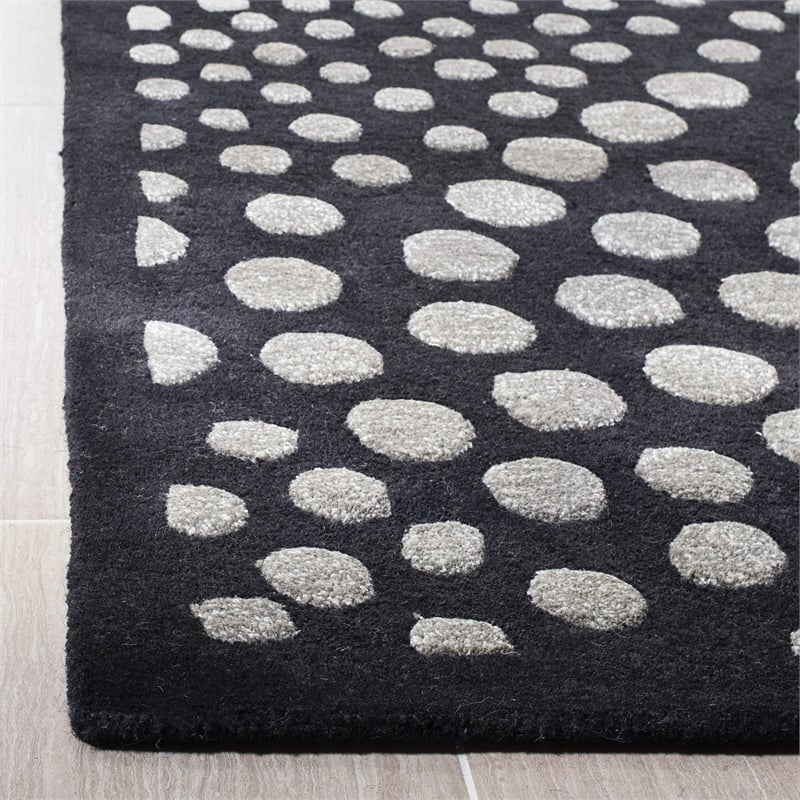 Safavieh Soho Dark Grey Contemporary Rug - Runner 2'6
