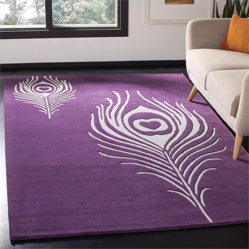 Safavieh Soho Purple Contemporary Rug - 5' x 8'