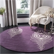 Safavieh Soho Purple Contemporary Rug - Round 4'