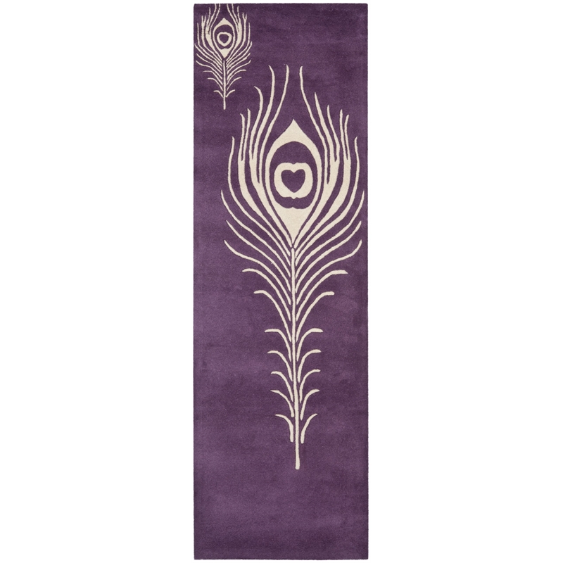 Safavieh Soho Purple Contemporary Rug - Runner 2'6