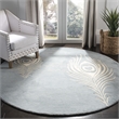 Safavieh Soho Light Blue Contemporary Rug - Round 6'