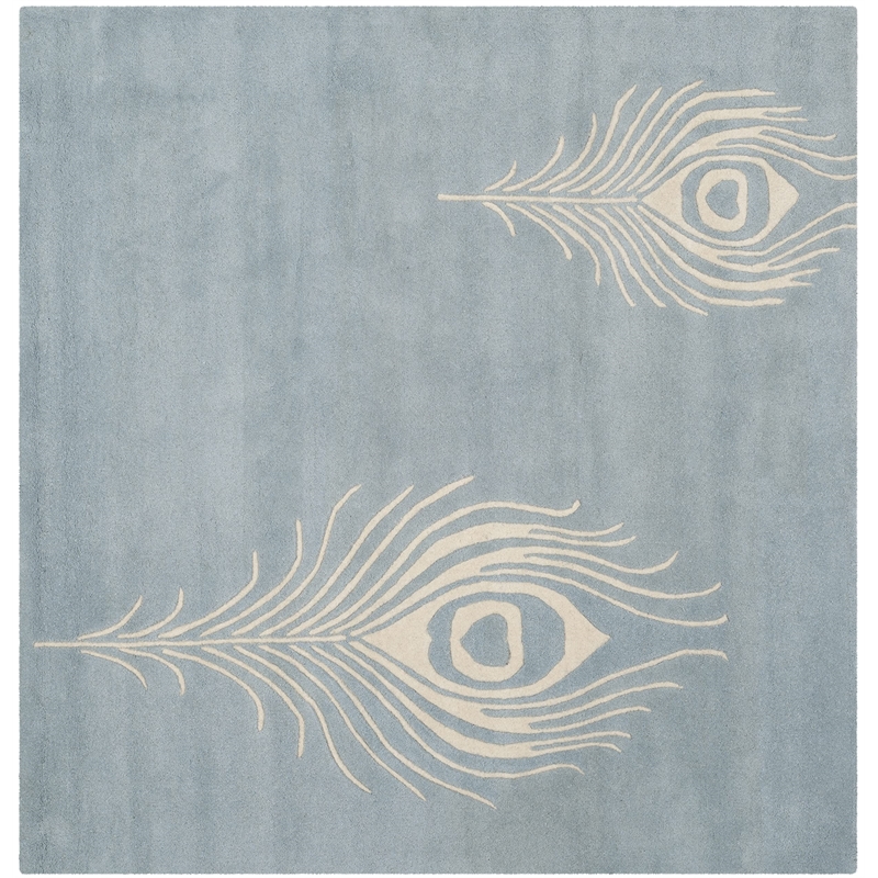 Safavieh Soho Light Blue Contemporary Rug - Square 6'