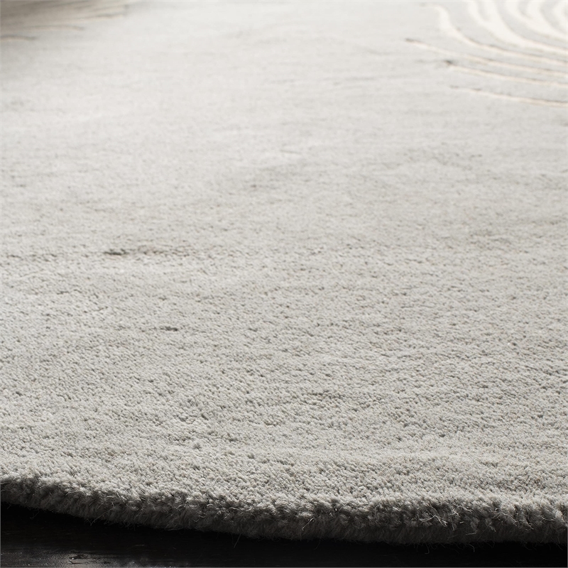 Safavieh Soho Grey Contemporary Rug - Round 6'