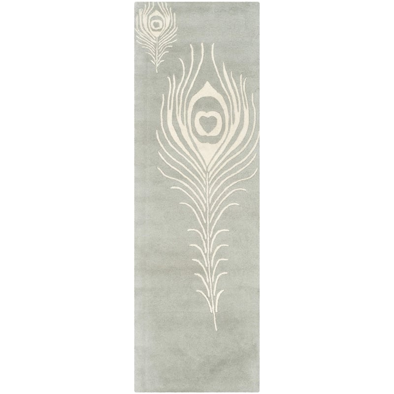 Safavieh Soho Grey Contemporary Rug - Runner 2'6