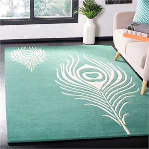 Safavieh Soho Teal Contemporary Rug - Square 6'