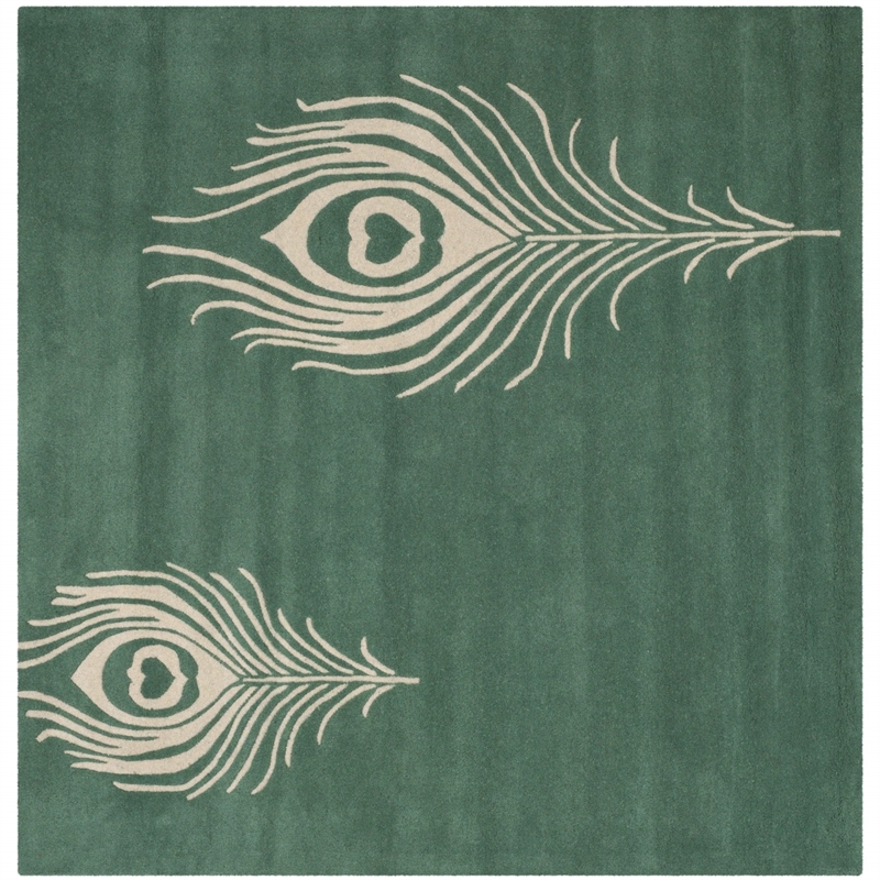 Safavieh Soho Teal Contemporary Rug - Square 6'