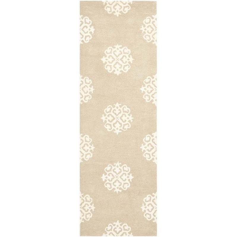 Safavieh Soho Beige Contemporary Rug - Runner 2'6