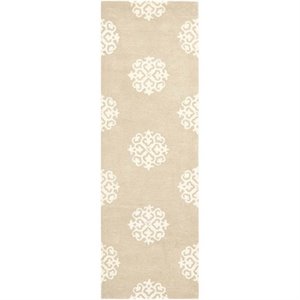 Safavieh Soho Beige Contemporary Rug - Runner 2'6&quot x 10'