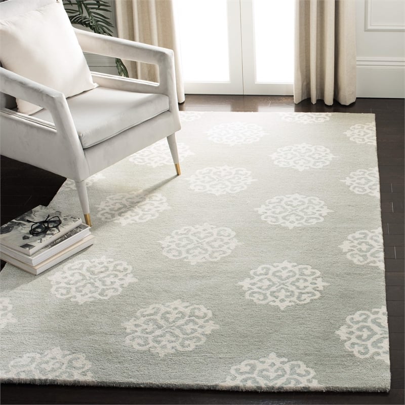 Safavieh Soho Grey Contemporary Rug - Square 4'