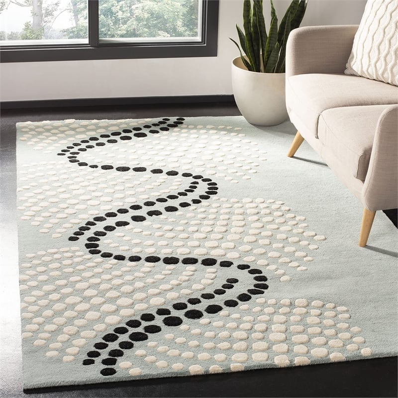 Safavieh Soho Grey Contemporary Rug - 5' x 8'