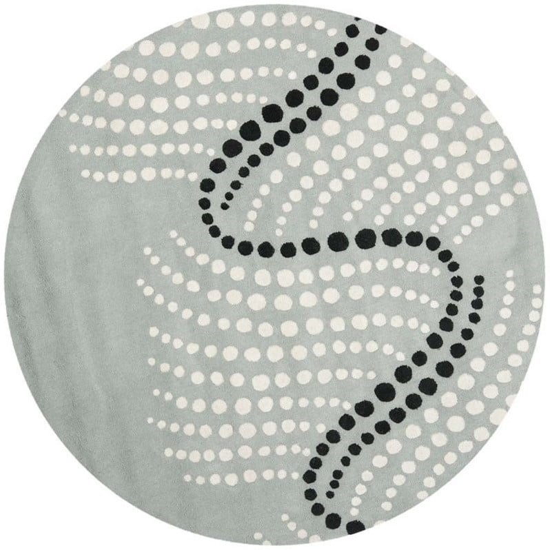 Safavieh Soho Grey Contemporary Rug - Round 8'