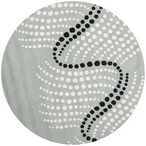Safavieh Soho Grey Contemporary Rug - Round 8'