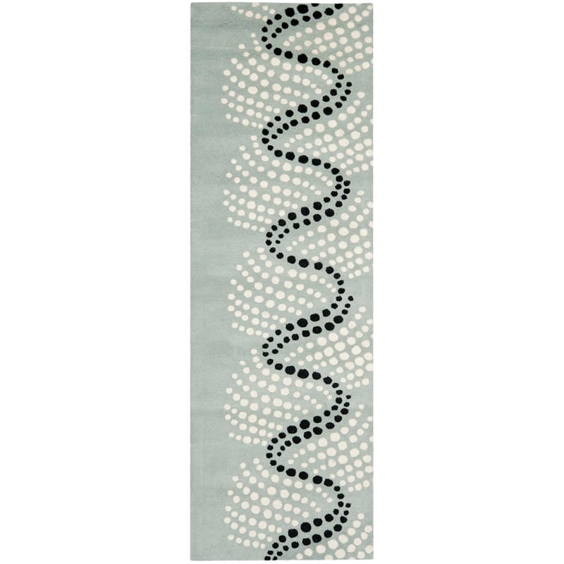 Safavieh Soho Grey Contemporary Rug - Runner 2'6