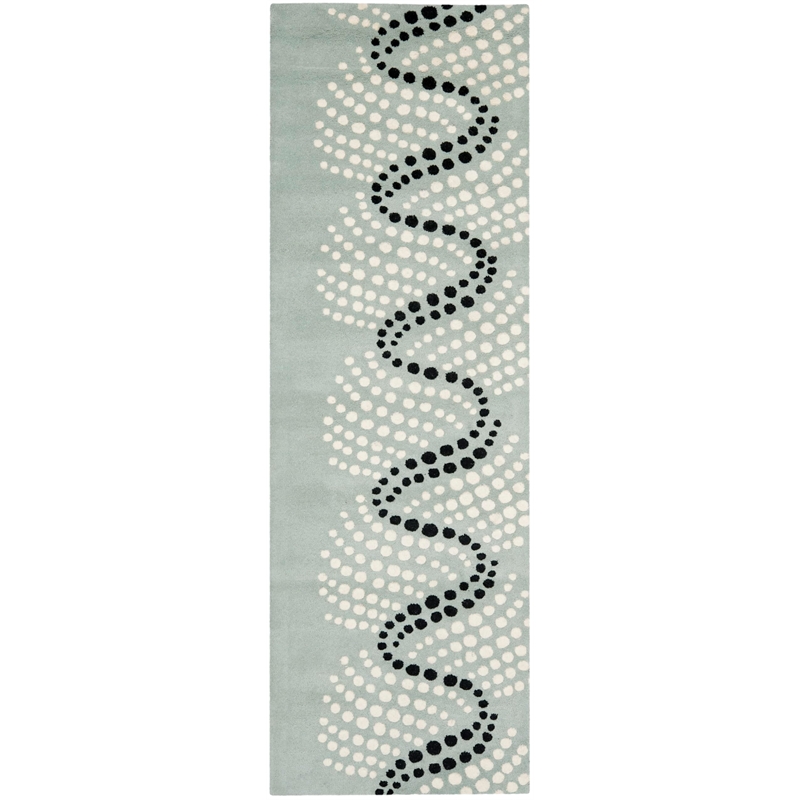 Safavieh Soho Grey Contemporary Rug - Runner 2'6