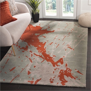 Safavieh Soho Grey Contemporary Rug - 3'6&quot x 5'6&quot