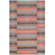 Safavieh Striped Kilim Rust Contemporary Rug - 4' x 6'