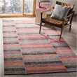 Safavieh Striped Kilim Rust Contemporary Rug - 5' x 8'