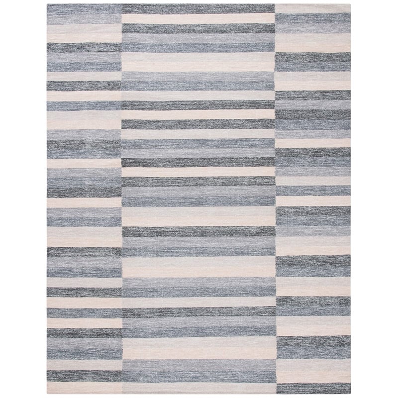 Safavieh Striped Kilim Grey Contemporary Rug - 5' x 8'