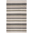 Safavieh Striped Kilim Grey Contemporary Rug - 8' x 10'