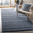 Safavieh Striped Kilim Blue Contemporary Rug - 5' x 8'