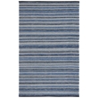 Safavieh Striped Kilim Blue Contemporary Rug - 5' x 8'