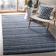 Safavieh Striped Kilim Blue Contemporary Rug - 8' x 10'