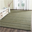 Safavieh Striped Kilim Green Contemporary Rug - 8' x 10'