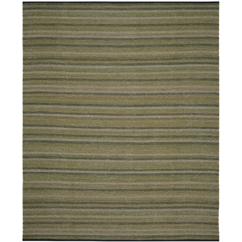 Safavieh Striped Kilim Green Contemporary Rug - 8' x 10'