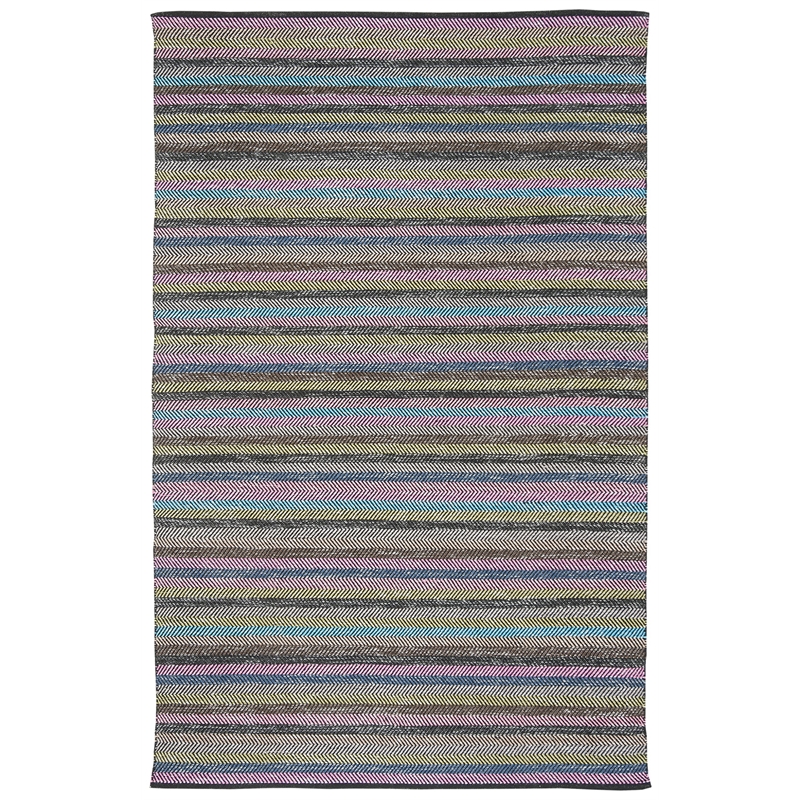 Safavieh Striped Kilim Grey Contemporary Rug - 5' x 8'
