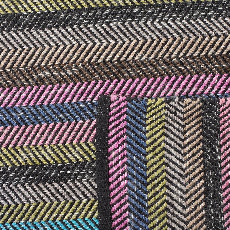 Safavieh Striped Kilim Grey Contemporary Rug - 5' x 8'