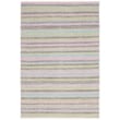 Safavieh Striped Kilim Light Grey Contemporary Rug - 4' x 6'