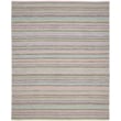Safavieh Striped Kilim Light Grey Contemporary Rug - 8' x 10'