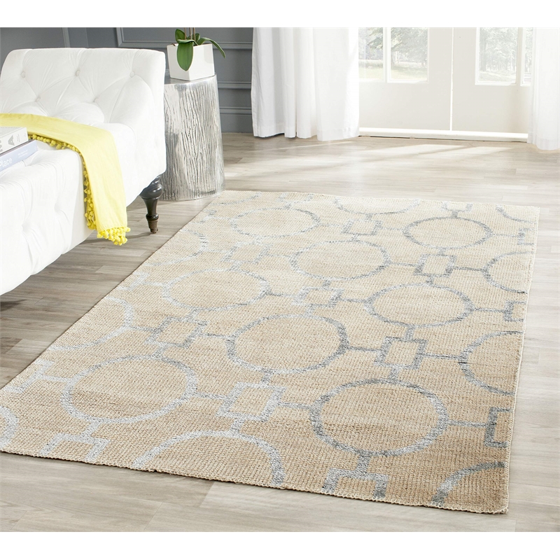Safavieh Stone Wash Beige Contemporary Rug - 5' x 8'