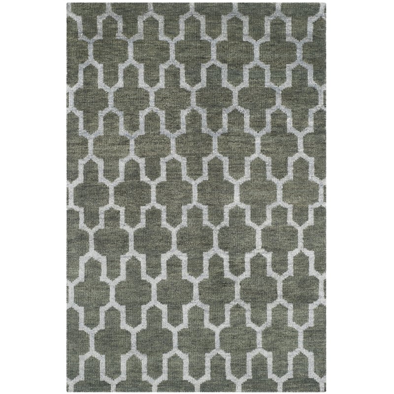Safavieh Stone Wash Charcoal Contemporary Rug - 4' x 6'