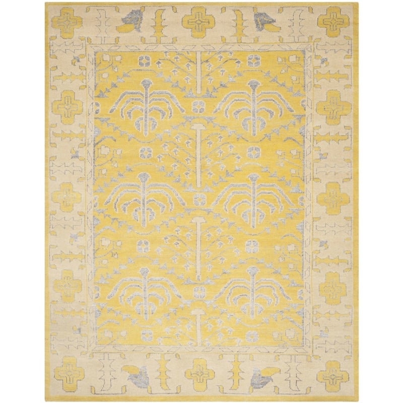 Safavieh Stone Wash Yellow Contemporary Rug - 8' x 10'