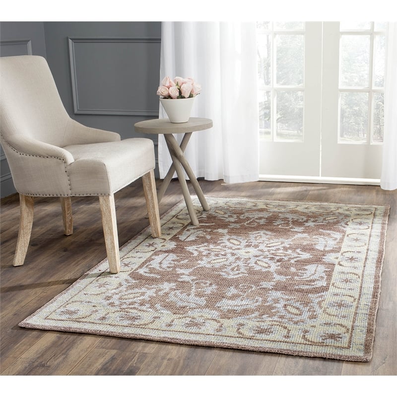 Safavieh Stone Wash Charcoal Contemporary Rug - 5' x 8'