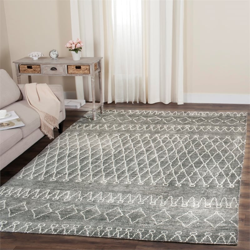 Safavieh Stonewashed Grey Contemporary Rug - 8' x 10'