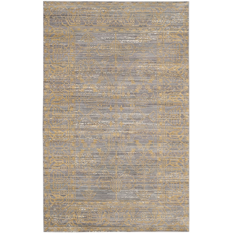 Safavieh Valencia Grey Traditional Rug - 4' x 6'