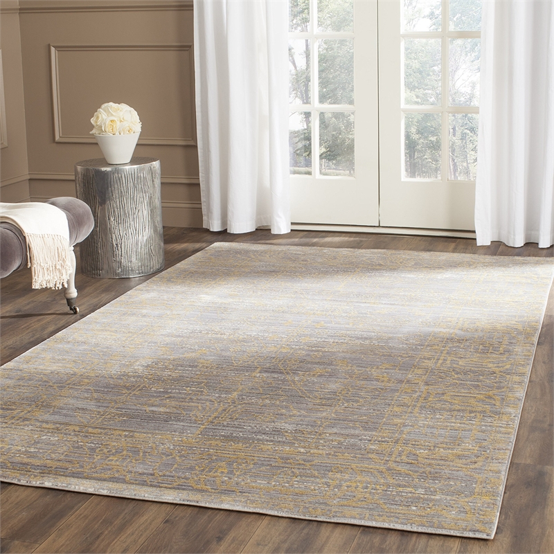 Safavieh Valencia Grey Traditional Rug - 8' x 10'