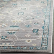 Safavieh Valencia 5' X 8' Polyester Power Loomed Rug in Mauve / Ivory