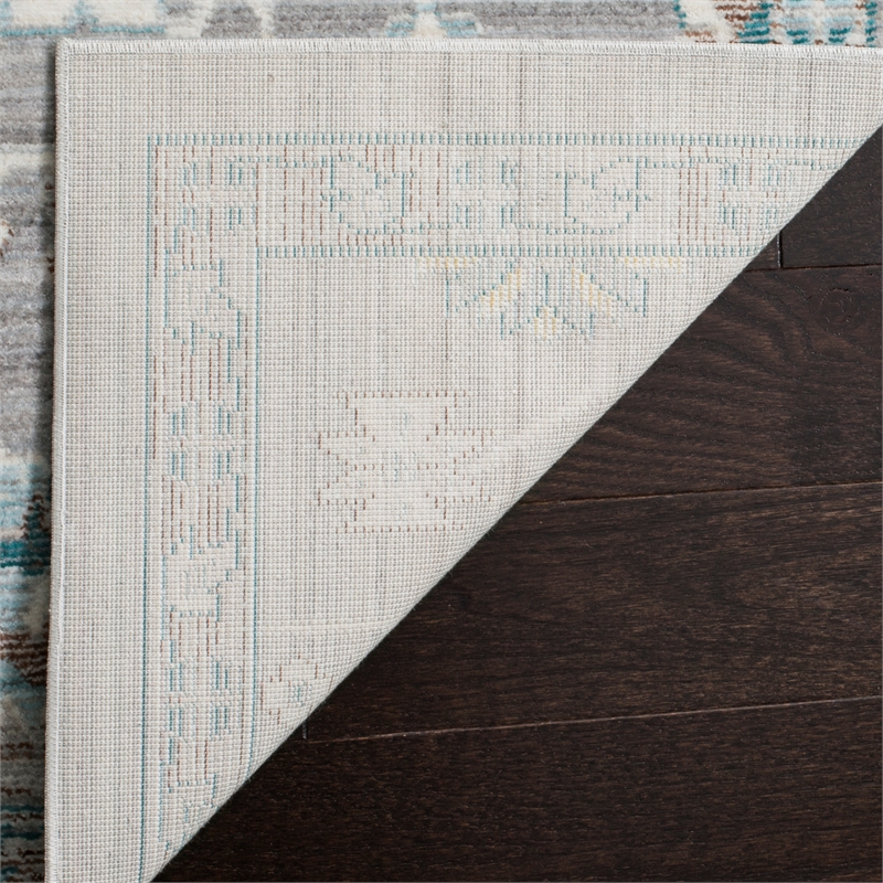 Safavieh Valencia 8' X 10' Polyester Power Loomed Rug in Mauve / Ivory