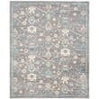 Safavieh Valencia 9' X 12' Polyester Power Loomed Rug in Mauve / Ivory