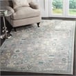 Safavieh Valencia 9' X 12' Polyester Power Loomed Rug in Mauve / Ivory