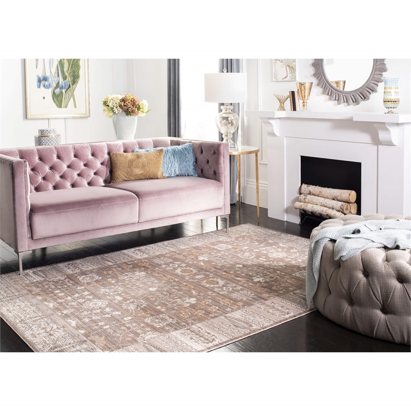 Safavieh Valencia Brown Traditional Rug - 3' x 5'