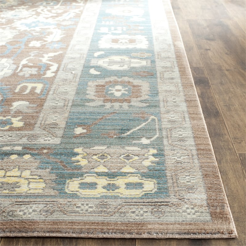 Safavieh Valencia Chocolate Traditional Rug - 4' x 6'