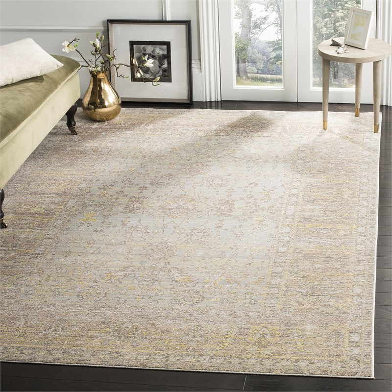 Safavieh Valencia Grey Traditional Rug - 5' x 8'