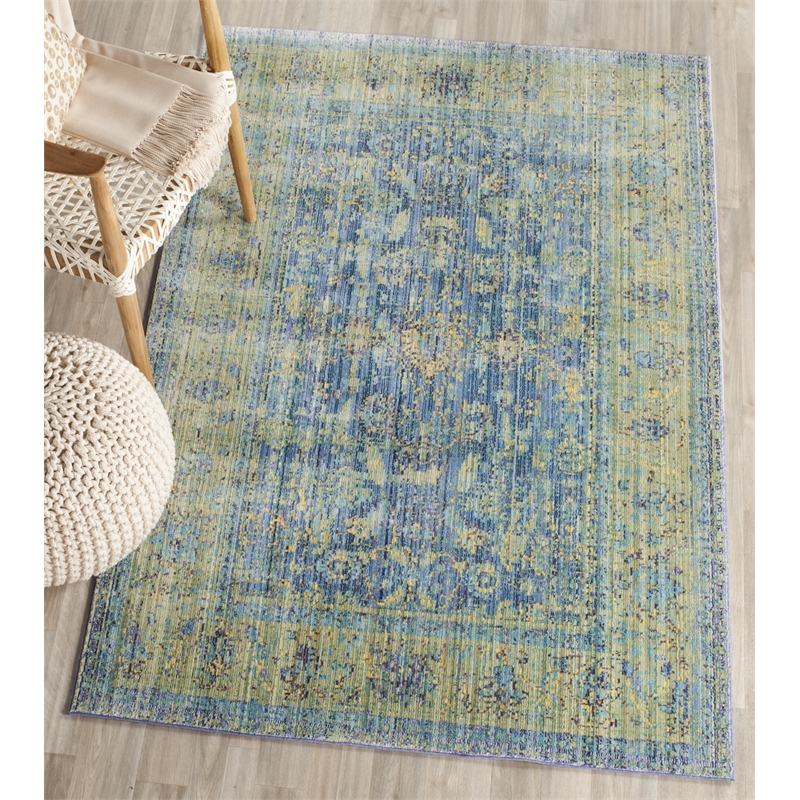 Safavieh Valencia Blue Traditional Rug - 4' x 6'