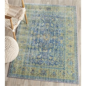 Safavieh Valencia Blue Traditional Rug - 4' x 6'