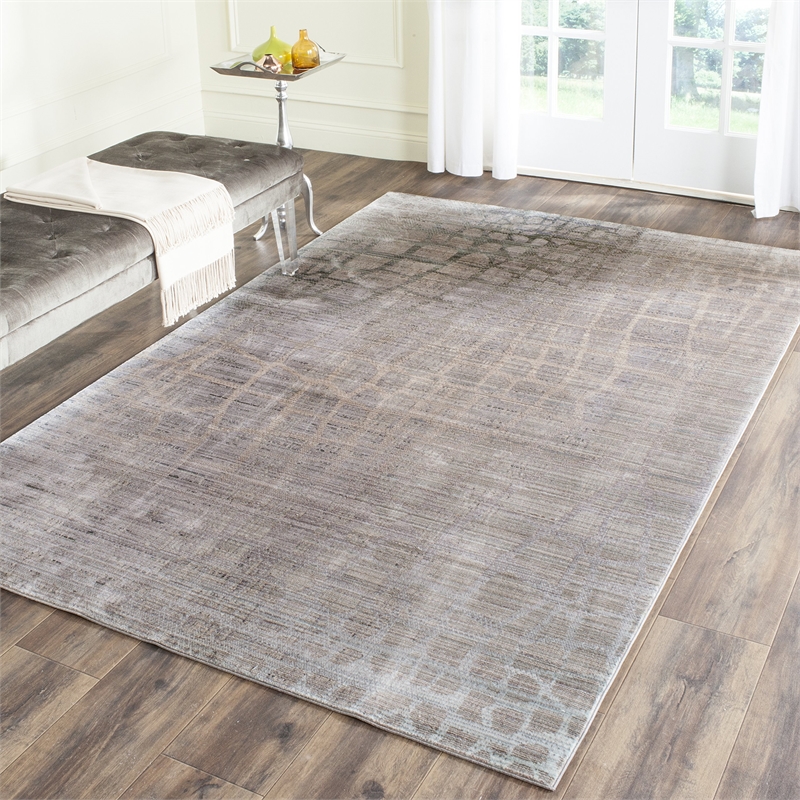 Safavieh Valencia Grey Traditional Rug - 4' x 6'